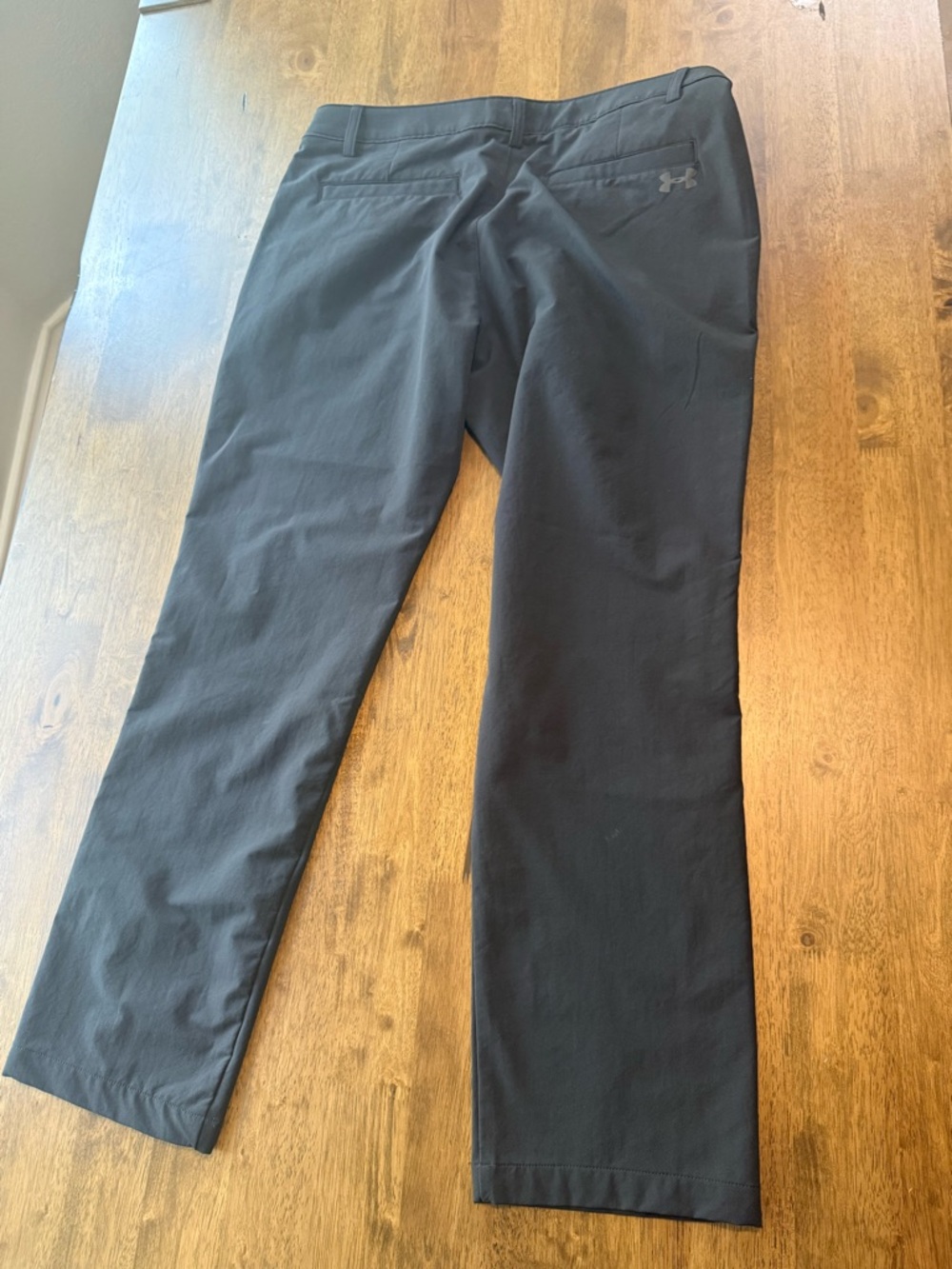 Under Armour Black Athletic Pants with Gray Lining